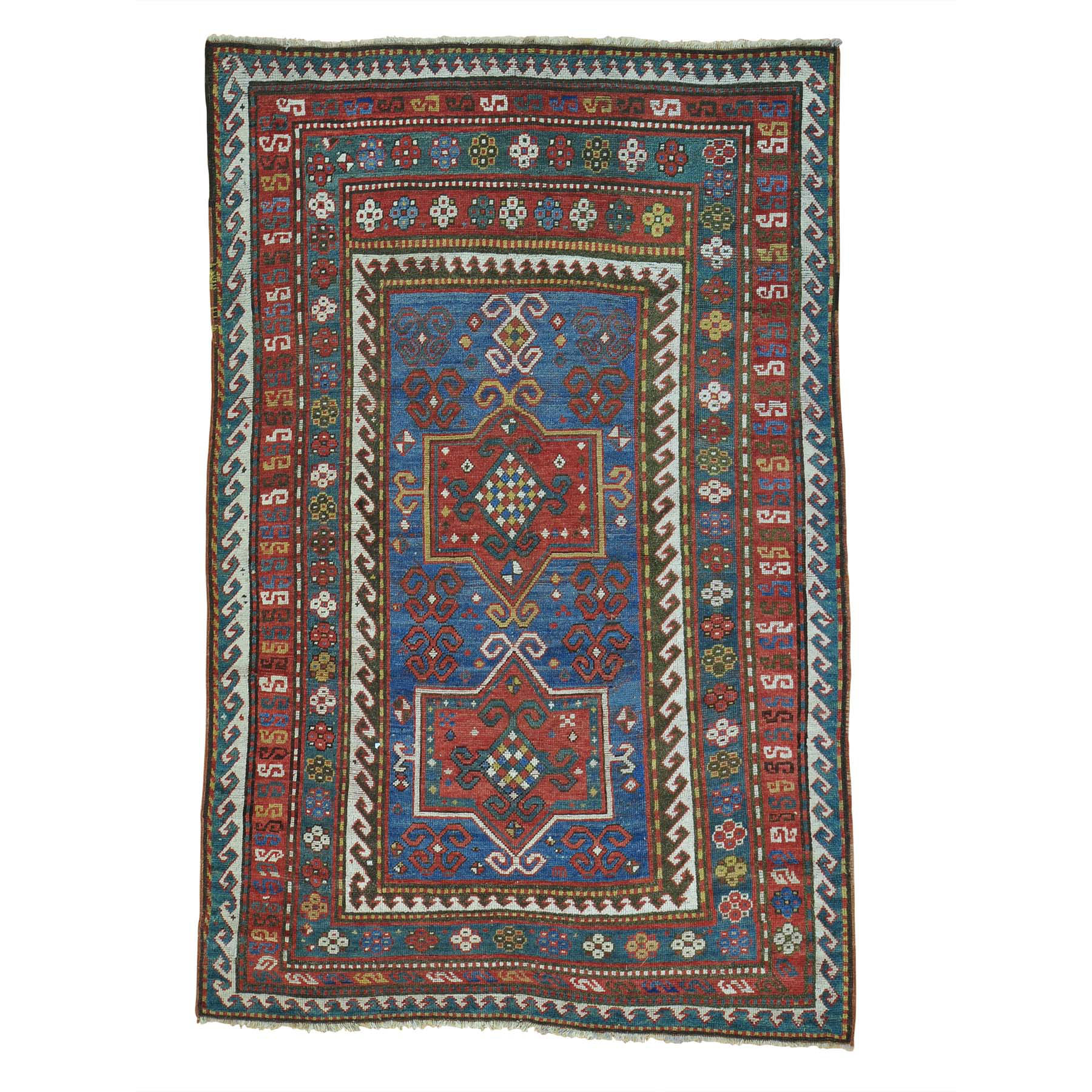 Traditional Wool Hand-Knotted Area Rug 4'8